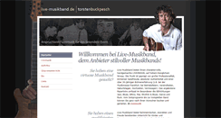 Desktop Screenshot of live-musikband.de